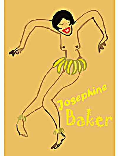 Josephine Baker Fine Art Print