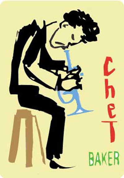 CHET BAKER FINE ART PRINT