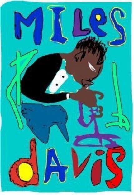 MILES DAVIS FINE ART PRINT MILES DAVIS FINE ART PRINT