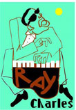 Ray Charles Fine Art Print