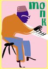 thelonius monk Fine Art Print