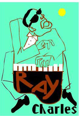 ray charles fine art print